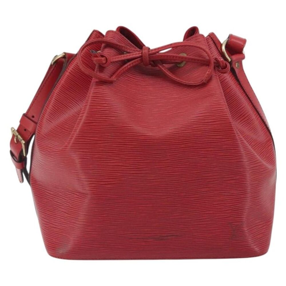 Louis Vuitton Petit Noe Epi Leather Red Leather Shoulder Bag Bag